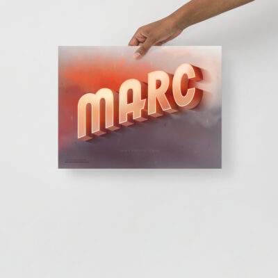 Poster Marc 40 x 30 cm