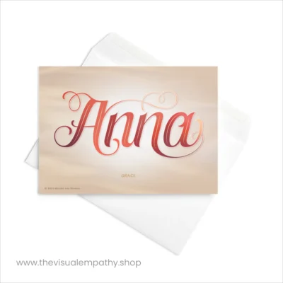 Greeting Card Anna - with envelope