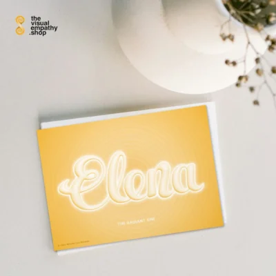 Greeting Card Elena - with envelope