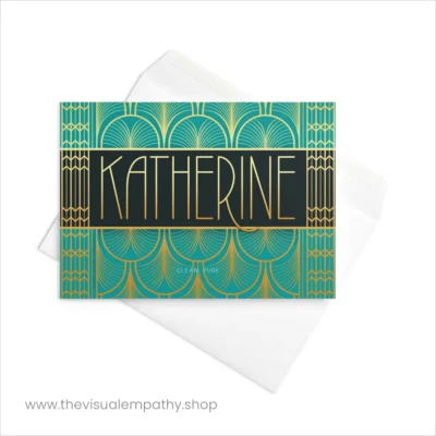 Greeting Card Katherine - with envelope