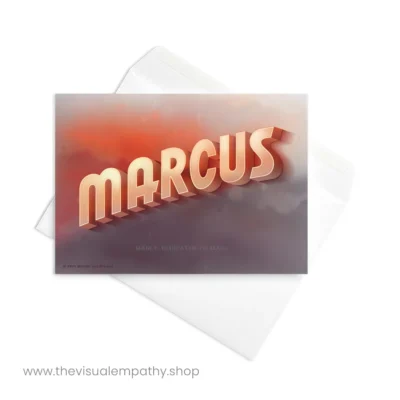 Greeting Card Marcus - with envelope