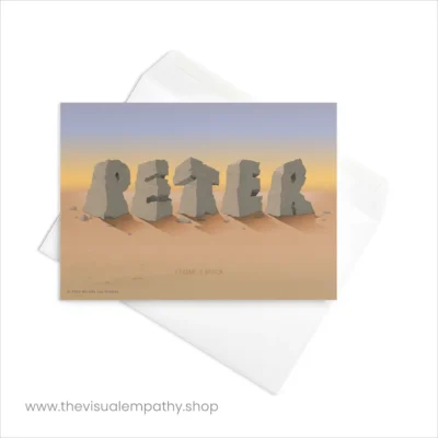 Greeting Card Peter - with envelope
