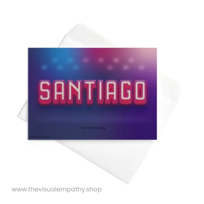 Greeting Card Santiago - with envelope