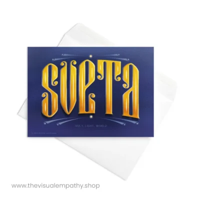 Greeting Card Sveta - with envelope
