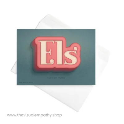 Greeting Card Els - with envelope