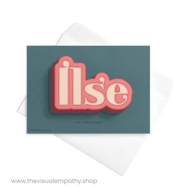 Greeting Card Ilse - with envelope