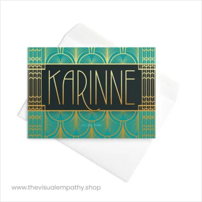 Greeting Card Karinne - with envelope