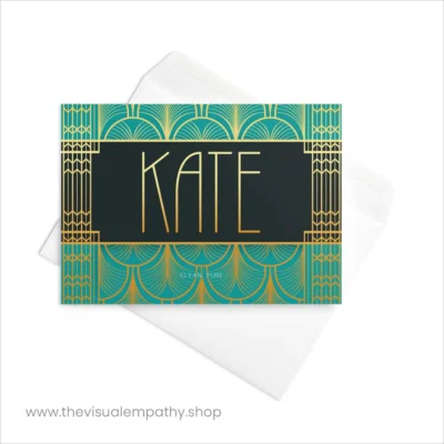Greeting Card Kate - with envelope
