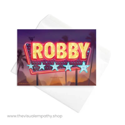 Greeting Card Robby - with envelope